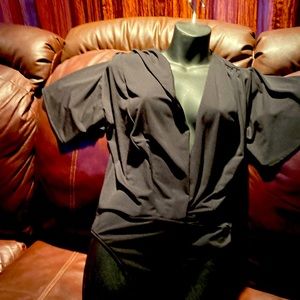 Black body top open front